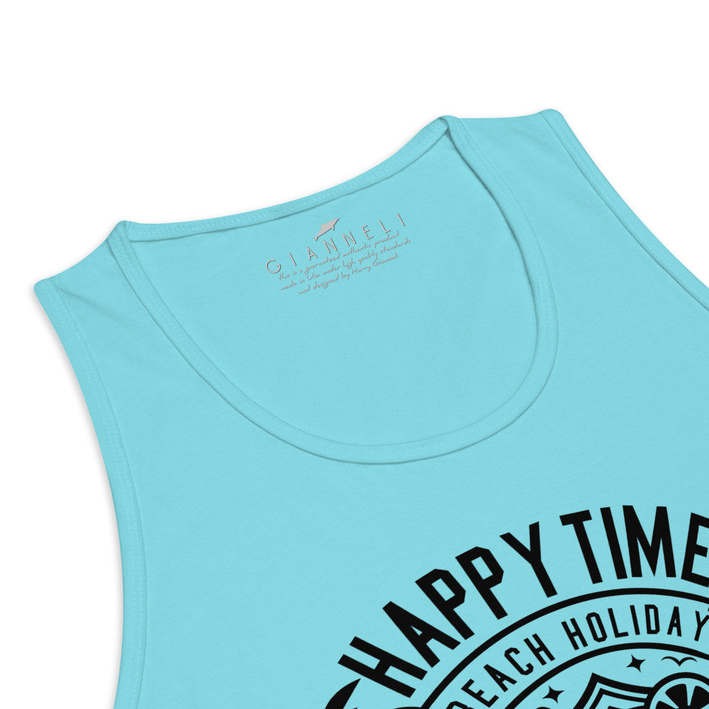 HAPPY TIME Men’s Premium Tank Top by Gianneli