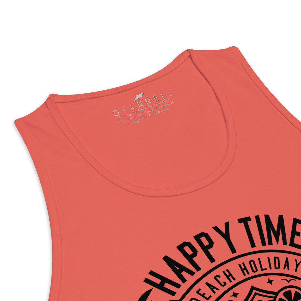 HAPPY TIME Men’s Premium Tank Top by Gianneli