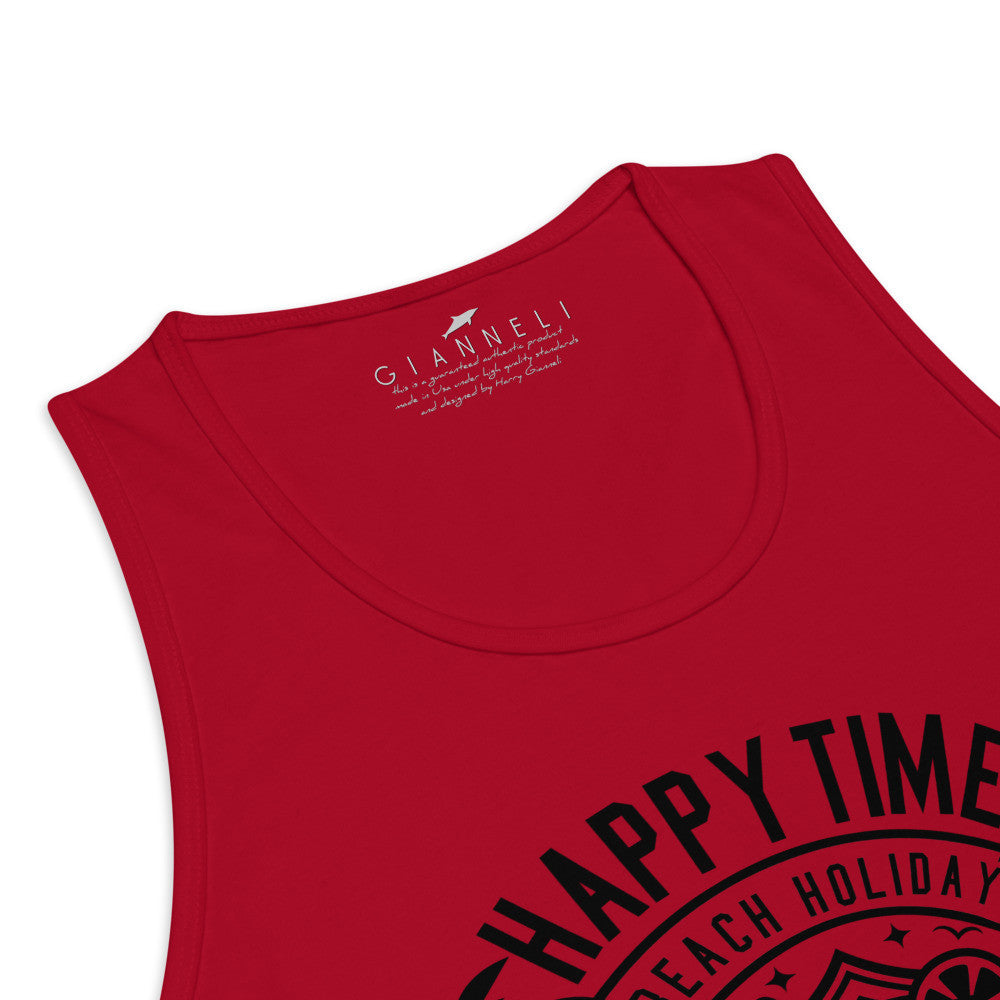 HAPPY TIME Men’s Premium Tank Top by Gianneli