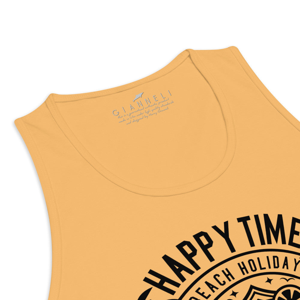 HAPPY TIME Men’s Premium Tank Top by Gianneli